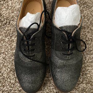 Angela Scott sequin oxford shoes
